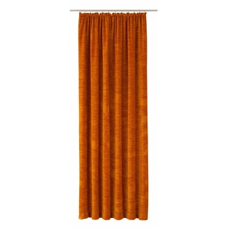Vorhang WIRTH "B-Holmsund" Gardinen Gr. 160 cm, Kräuselband, 172 cm, orange (blutorange) Gardinen nach Räumen Gardine