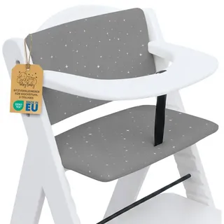 Totsy Baby Sitzverkleinerer Sitzverkleinerer Hochstuhl 2-teilig Sitzkissen für Hauck Stokke grau