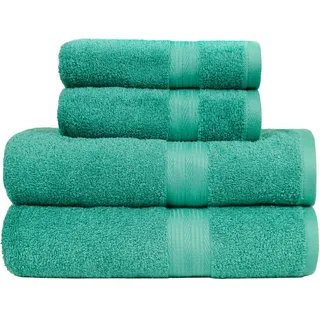 Amazon Basics Handtuchset 4-tlg. grün