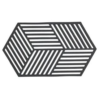 ZONE Denmark Hexagon Untersetzer large, schwarz