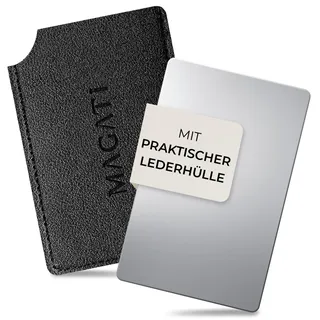 MAGATI Handspiegel aus Edelstahl (1er Set) – Praktischer Taschenspiegel
