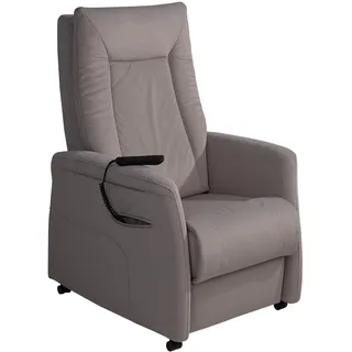 Hukla Relaxsessel HU-RV21106 Stoff 78 x 115 x 90 cm Sandfarben elektrisch mit Aufstehhilfe
