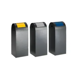 VAR Wertstoffsammler WSG 55 R 60 l Enzianblau