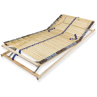 Sleepneo Lattenrost 100x200 cm verstellbares Kopf & Fußteil vormontiert Blauer Engel-Zertifizierung 42 Latten 7-Zonen Traglast 150 kg Birkenschichtholz