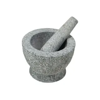Kesper Mörser mit Stößel aus Granit, 18 cm 71502 , 1 Mörser inkl. Stößel