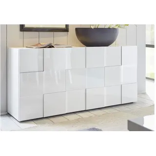 Sideboard Dama 1 in weiß Lack Anrichte Kommode Schrank Wohnzimmer