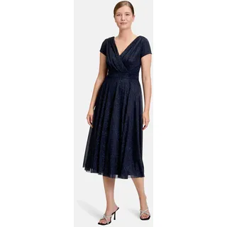 Vera Mont Cocktailkleid Dunkelblau/Grau 38