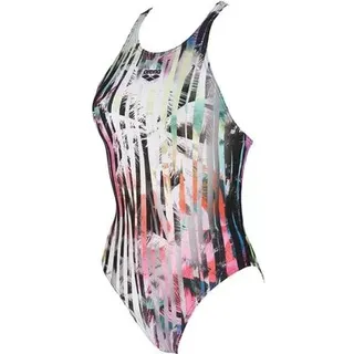 ARENA Damen Sport Badeanzug One Riviera, Größe 38 in Rot BLACK-MULTI