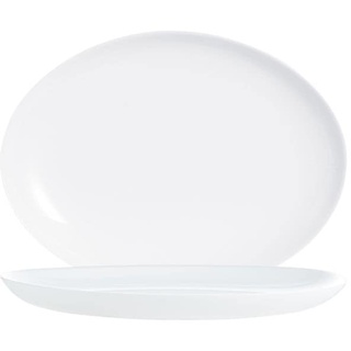 Platte »Evolutions White« oval - 33 x 25 cm weiß, Arcoroc, 32.9x3x24.7 cm