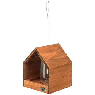 Trixie natura birdfeeder,hanging&silo,pine.,20×24×20cm,brown, Vogelhaus