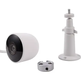 HOLACA Compatible for Nest Cam Wall Mount Versatile Aluminum Bracket Compatible for Nest Cam Outdoor Security Camera(1 Stück)