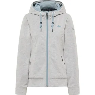 Schmuddelwedda Damen Funktionsjacke, Hellgrau Melange Icemint, M - M