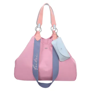 Henkeltasche FRITZI AUS PREUSSEN "Izzy" Gr. B/H/T: 16 cm x 36 cm x 50 cm, rosa Damen Taschen Handtaschen aus veganen Materialien