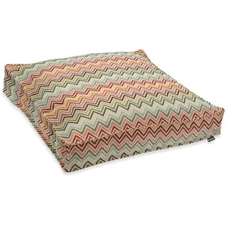 H.O.C.K. Maribel Outdoor Kissen inkl. Füllung Sitzkissen Dekokissen bunt Multi Zick-Zack Boho (60x60x10cm)