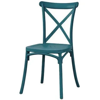 HTI-Living Stapelstuhl Stuhl Bryne (Stück, 1 St), Kunststoffstuhl Bistrostuhl Esszimmerstuhl Stapelstuhl blau