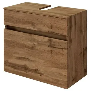 Held-Möbel Waschbeckenunterschrank Baabe Holzoptik Braun Eiche