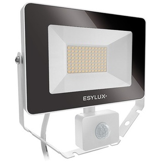 Esylux LED-Strahler 30W OFL/AFL BASIC 3000K weiß 1 LED IP65 matt Konverter breitstrahlend mit Bewegungsmelder - EL10810848
