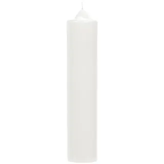 Fink Adventskerze FINK Titankerze Candle - weiß - H. 20cm x D. 4cm (1 Stück) weiß