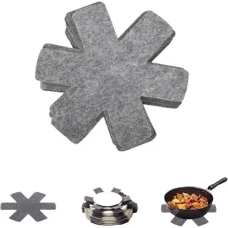 10er-set Filz-topfuntersetzer (26 Cm) – Rutschfeste Untersetzer Für Tefal/wmf/elo-pfannen – Küchenhelfer Zum Schutz Ihrer Möbel Und Zur Verlängerung Der Lebensdauer Ihrer Pfannen – Crezuo