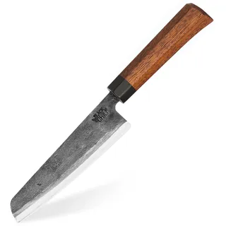Black Chili Wurst- & Käsemesser | Griff: Eisenholz | 15 cm Carbonstahl Klinge | Extrem scharf und langlebig | Picknickmesser für Wurst & Käse | Wurstmesser | CAYENNE-15