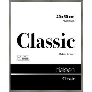 Nielsen Bilderrahmen Classic Aluminium Platin / 40 x 50