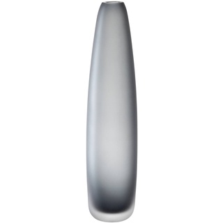 Leonardo Vase Bellagio 46 cm Glas Grau Anthrazit