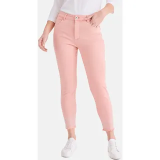 5-Pocket-Jeans STOOKER WOMEN "Rio Skinny Fit Denim Jeans", Damen, Gr. 48, Länge 28, rose coral, Twill, 98% Baumwolle, 2% Elasthan, skinny fit 7/8-Länge, Jeans 5-Pocket-Jeans, Skinny Fit Casual Clean Wash Denim Jeans Magic Shape Effekt für Damen