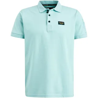 Poloshirt PME LEGEND "Short sleeve polo Trackway" Gr. XXL, grau (harbor gray) Herren Shirts Kurzarm