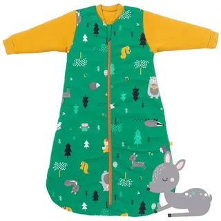 Schlummersack Baby Schlafsack Waldtiere 3,5 TOG 90