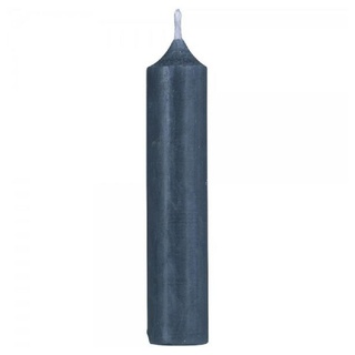 ib laursen Stabkerze rustikal 11 cm, Ø Ø:2,2 cm, staubig blau