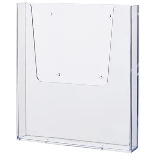 Helit Wandprospekthalter DIN A4 22,5 x 3,9 x 25,0 cm 1 St. transparent