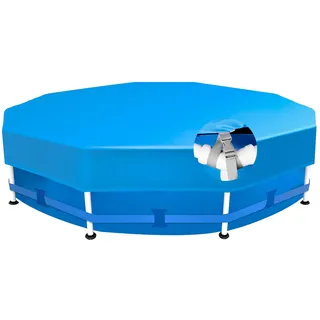 Sekey Poolabdeckung Rund blau 366 cm
