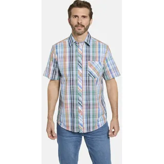 Kurzarmhemd BABISTA "Kurzarmhemd BELLAVELLI", Herren, Gr. M, N-Gr, bunt (blau kariert), Hemden