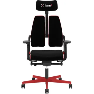 Nowy Styl XiliumG Gaming Drehstuhl Duo-Back Red Edition Sofort Lieferbar