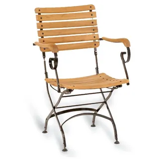SonnenPartner Oxford Klappsessel 58 x 61 x 91 cm schwarz