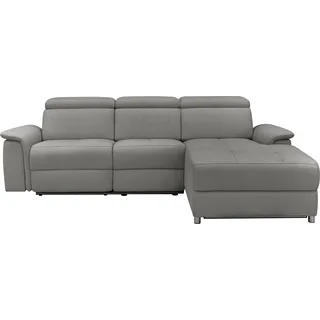OTTO home Eckcouch Kunstleder 2-Sitzer Grau