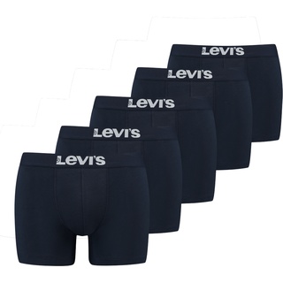 Levis Herren Boxershort SOLID BASIC BOXER 5er Pack in XL Blau