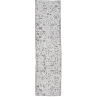 Ganti Oriental Teppich - Grau / Beige 80x300