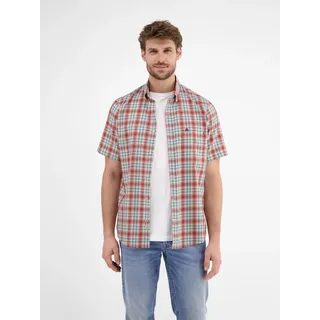 Lerros Kariertes Kurzarmhemd Earth Red S