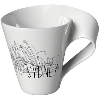 Villeroy & Boch Kaffeetasse "Modern Cities - Sydney" in Weiß - 300 ml