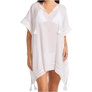 Seafolly - Women's Crinkle Gauze Kaftan - Kleid Gr One Size weiß