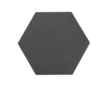 Epicurean Servier-/Schneidebrett Sechseck 33x28,5x0,6cm in schwarz, Holzfiberlaminat, 33 x 28.5 x 0.6 cm