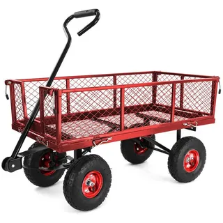 RAMROXX Bollerwagen rot