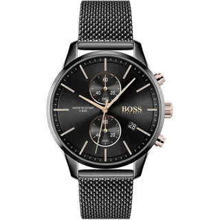 HUGO BOSS 1513811 42 Mm Uhr Black / Black / Mineral One Size