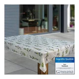 Laro Wachstuch-Tischdecke abwaschbar 100 x 140 cm Lila