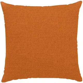 chilly pilley® Dekokissen mit abnehmbarem Bezug – Zierkissen für Sofa, Bett oder Gartenlounge – Einzeln oder im Set erhältlich 2x40x40 cm Orange