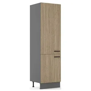 Küchen-Preisbombe Hochschrank 60 cm Küche SCANDI Fischgrät Optik Küchenzeile Küchenblock Einbauküche