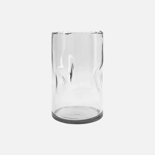 House Doctor Dekovase House Doctor Vase CLEAR Glas, Ø15X25cm weiß