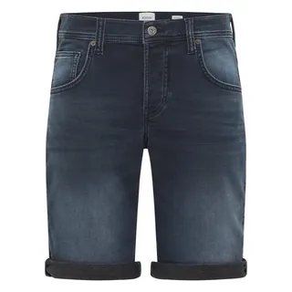 Mustang Chicago Shorts aus Stretch Denim in dunklem Used-W36