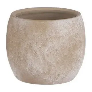 Mica Decorations Blumentopf Mica Blumentopf Lester Ø 12 x 14 cm creme braun